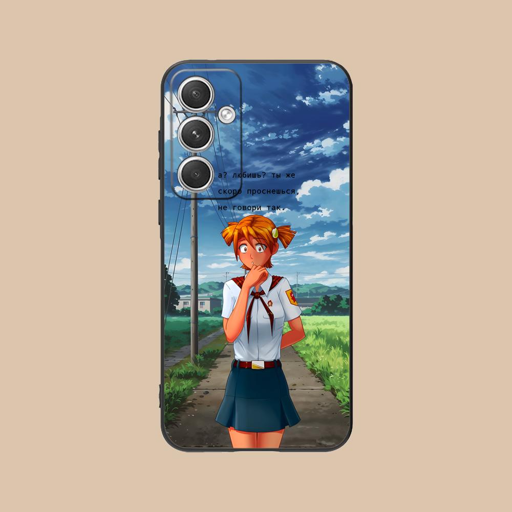 Вечное Лето Алиса Матовый Чехол для Мобильного Телефона для Samsung Galaxy S26 S25 S24 S23 S22 S21 S20 Note20 Plus FE Ultra Чехол