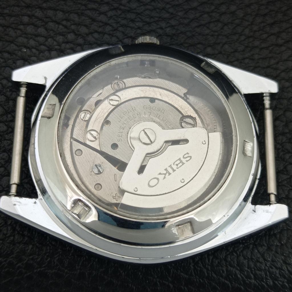 ВИНТАЖНЫЕ АВТОМАТИЧЕСКИЕ SEIKO 5 6309A ВОССТАНОВЛЕННЫЕ ЯПОНСКИЕ МУЖСКИЕ ЧАСЫ С СИННИМ ЦИФЕРБЛАТОМ a444314-1