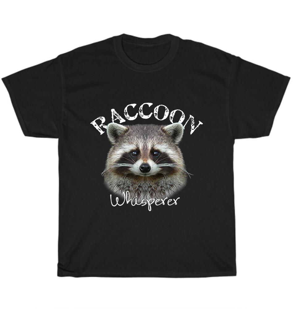 Raccoon Whisperer Graphic Print T-shirt