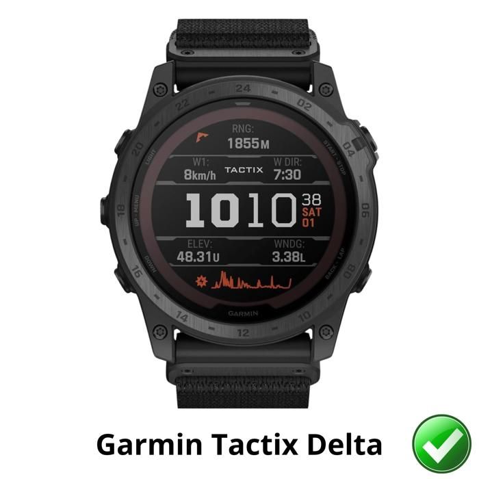 Protection écran pour Garmin Tactix Delta [Pack 6] Film Plastique Protecteur Résistant Ultra Mince Phonillico