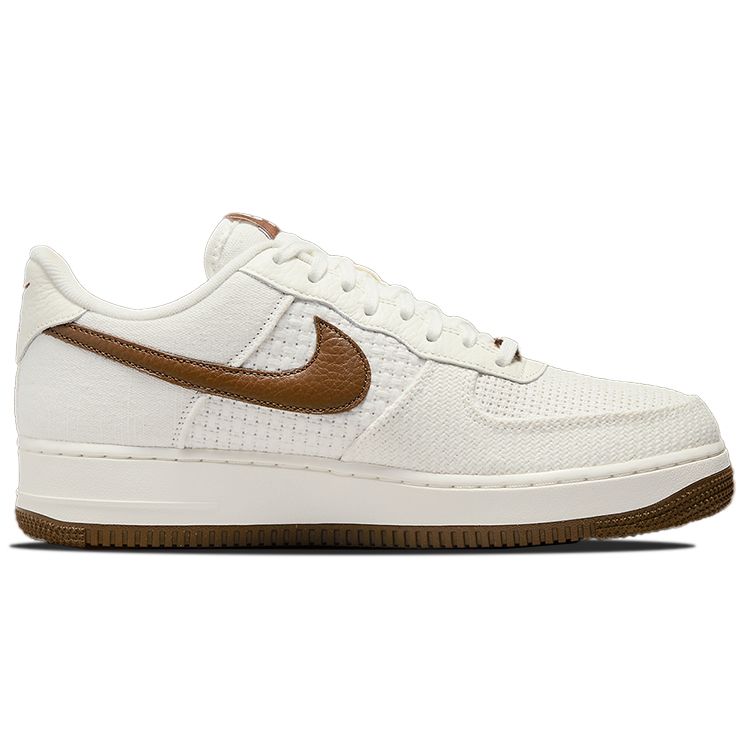 Nike Мужские кроссовки Air Force 1 07 SNKRS Day White Summit-White Cacao-Wow DX2666-100