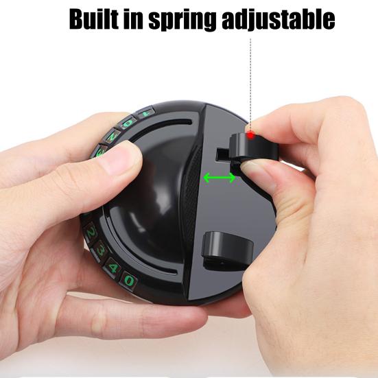 Car Anti Slip Pad Car Phone Holder with Night Glow Number Display Rotatable Dashboard Mount for Most Cars And