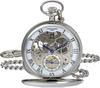 Карманные часы механические с ручным заводом скелетон [Charles Hubert] 3972-W мужские