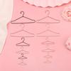 10pcs Multi-colors Cute 1/6 Doll Mini Hangers Dress Clothes Hanging Metal Doll Accessories