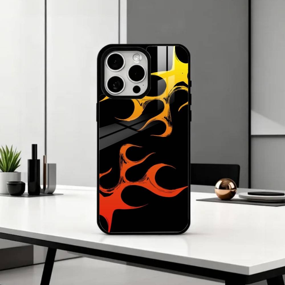 КРУТЫЙ F-Мода F-Пламя Чехол Для Телефона Для iPhone17,16,15,14,13,12,11 Plus,Pro Max Магнитный Для Magsafe Беспроводной Зарядки