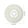 Handmade DIY Die Cut for Card Making Frame Heart Round Cutting Die Stencil Template Embossing for Scrapbooking Crafts