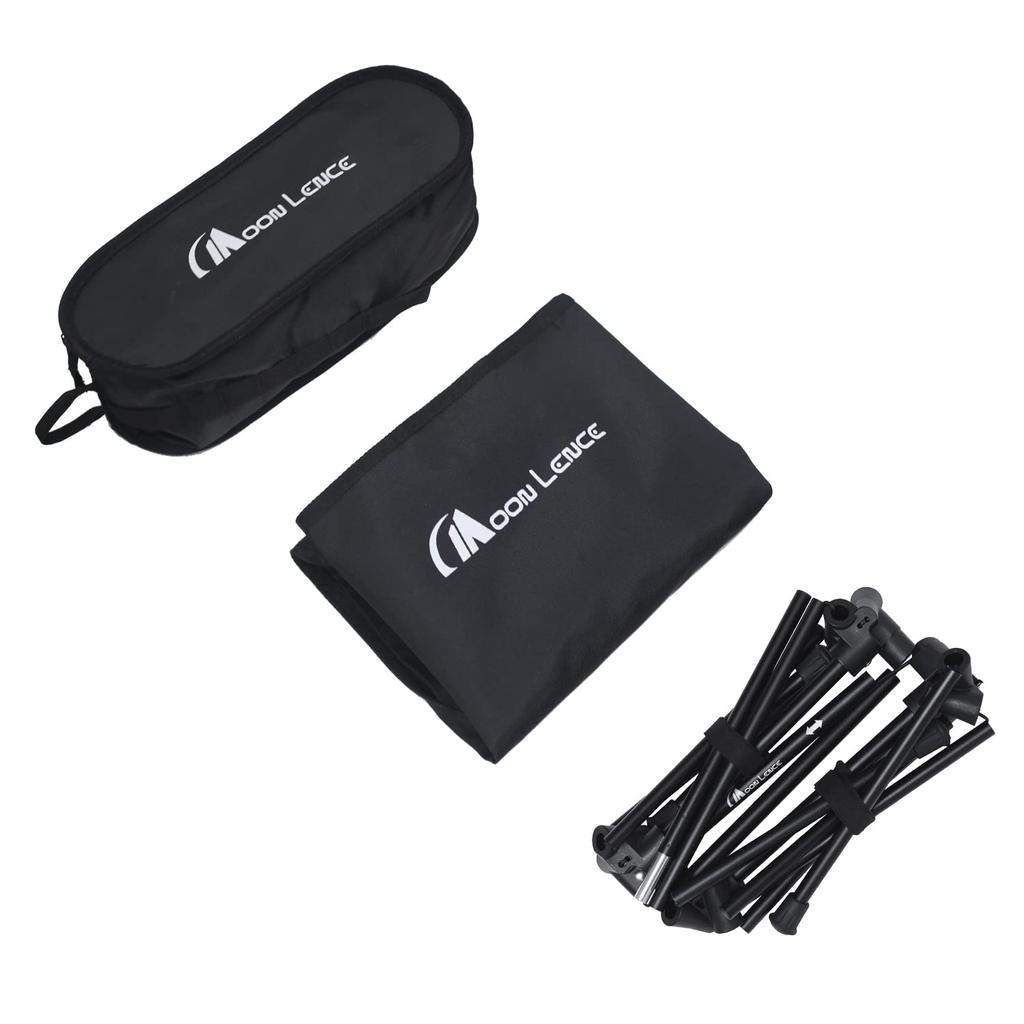 MOON LENCE Outdoor Chair 2way Camping Chair Ground Chair Camping Chair More Stable Lightweight Folding Compact Hiking Fishing Climbing Load Capacity