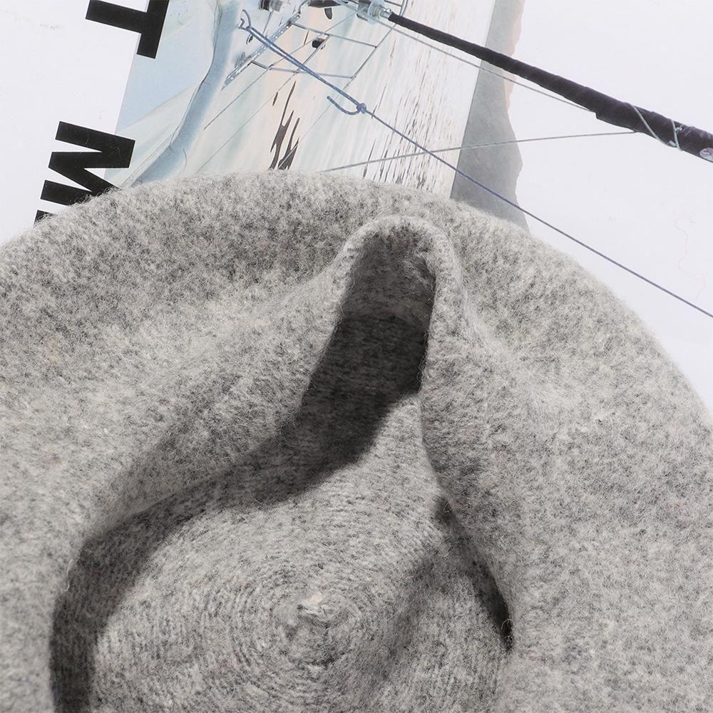 Французская зимняя теплая шапка-бини из фетра, береты, шерстяной берет, кепка из фетра, головной убор из тыквы, осенняя шляпа