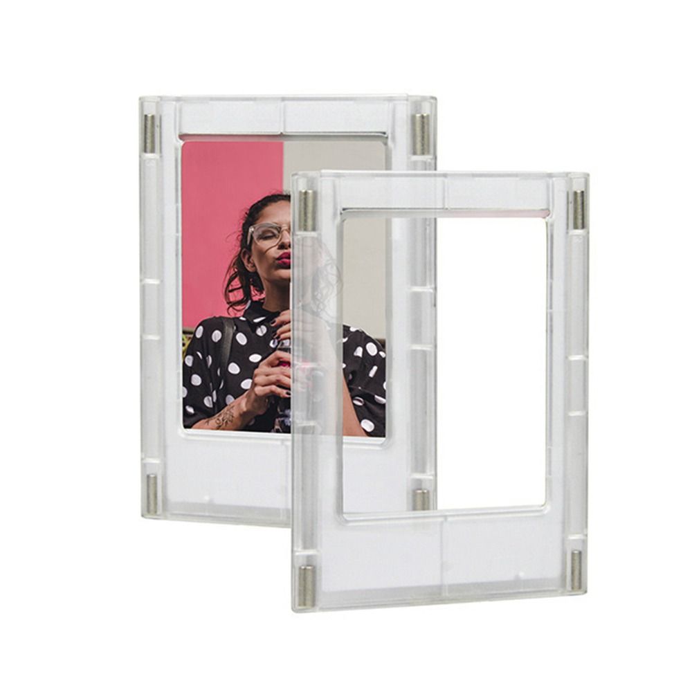 3-Inch Photo Frame Acrylic Card Display Stand Picture Frames for Polaroid Photo Picture