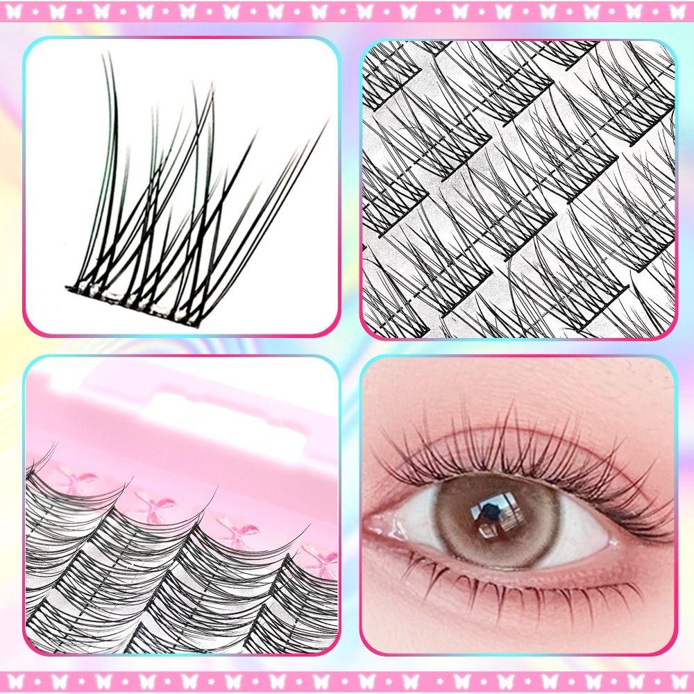 32 Rows Eyelash Extension Wispy Cluster Eyelashes Lash Bond Individual Eyelashes Holidays