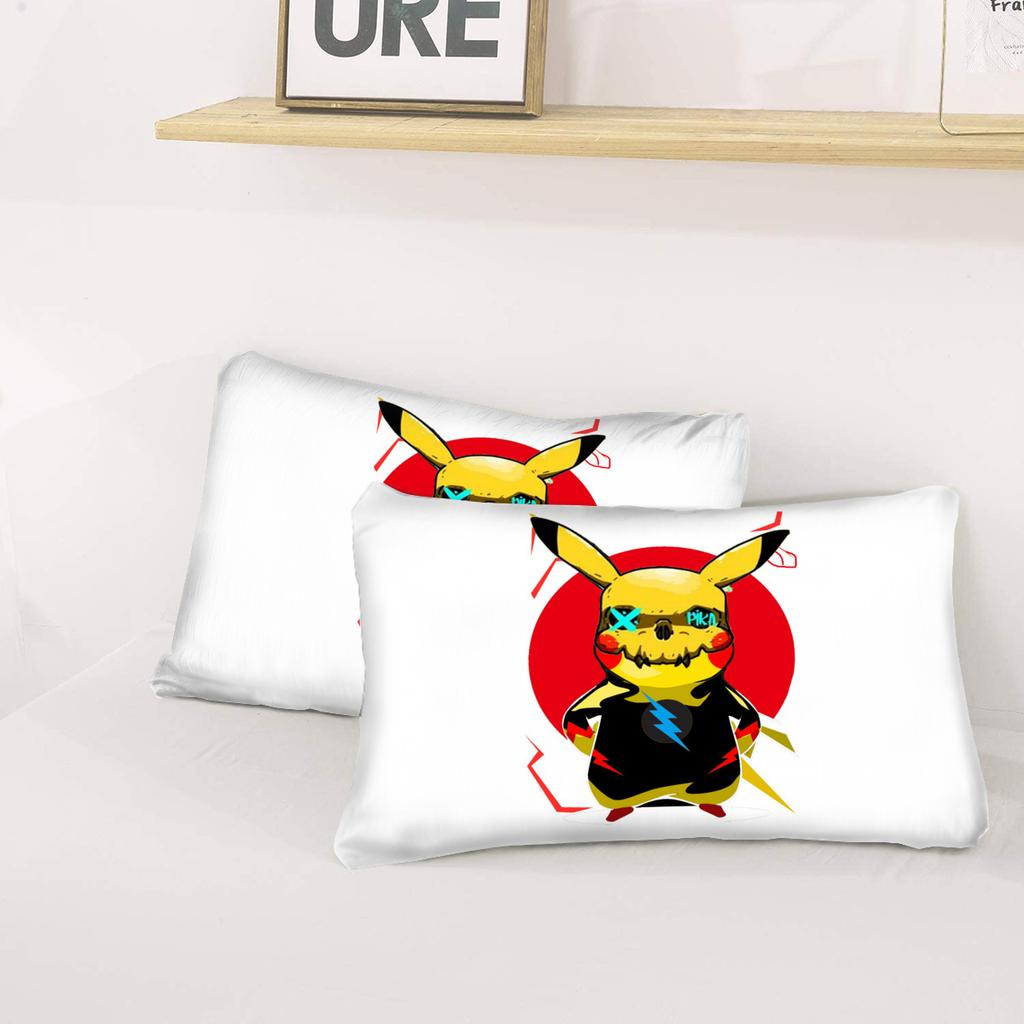 Doomsday Lightning Cat Quilt Set Three-Piece, Home Textile Printing Ask Barre