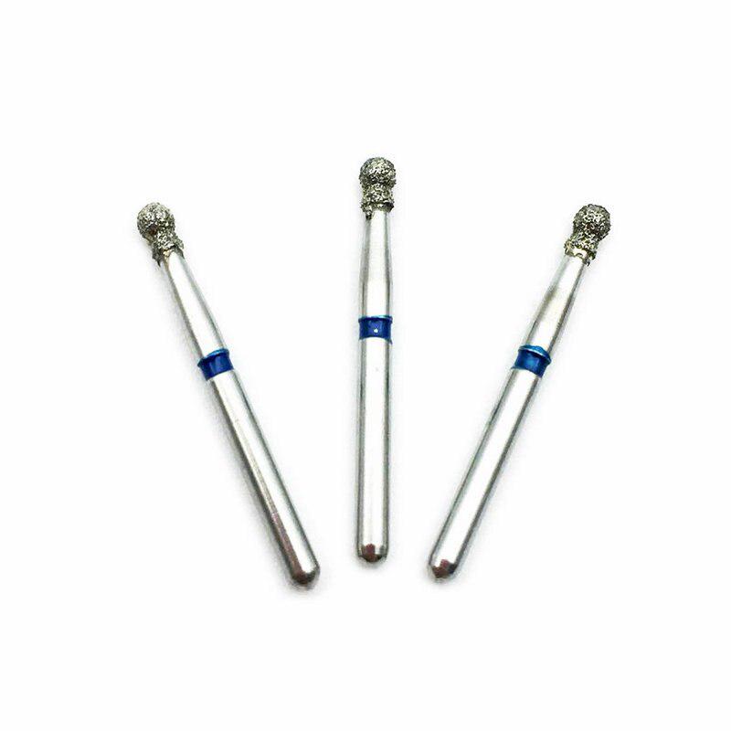 10 шт./кор. алмазная боровая дрель, высокоскоростной набор для полировки наконечников 1,6 мм для стоматологической клиники BC-31