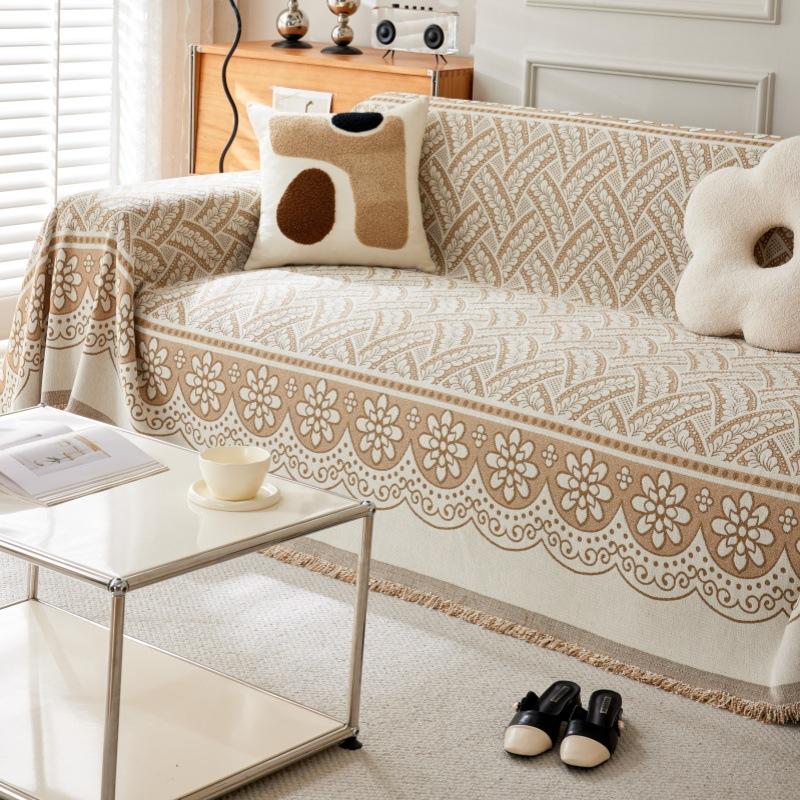 Чехол на диван с мультяшным рисунком с кисточкой, двойного назначения, одеяла, плед, коврик для пикника, универсальный декоративный