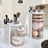 Пылезащитный органайзер для косметики, вращающийся органайзер для аксессуаров для волос, новый держатель для косметики, кисточки