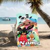 Customizable personalized beach towels Bing themed designs.Suitable for the beach, yoga, sports;ideal as beach accessories