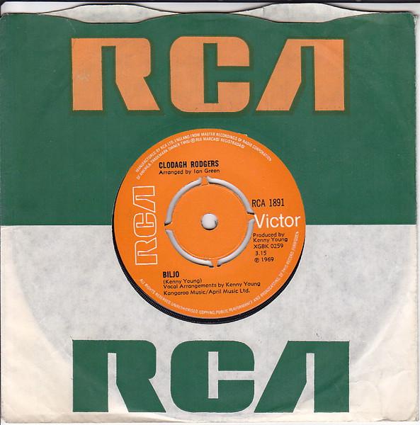 7inch Record CLODAGH RODGERS - Biljo RCA1891 RCA Victor 1969 UK Pop Used