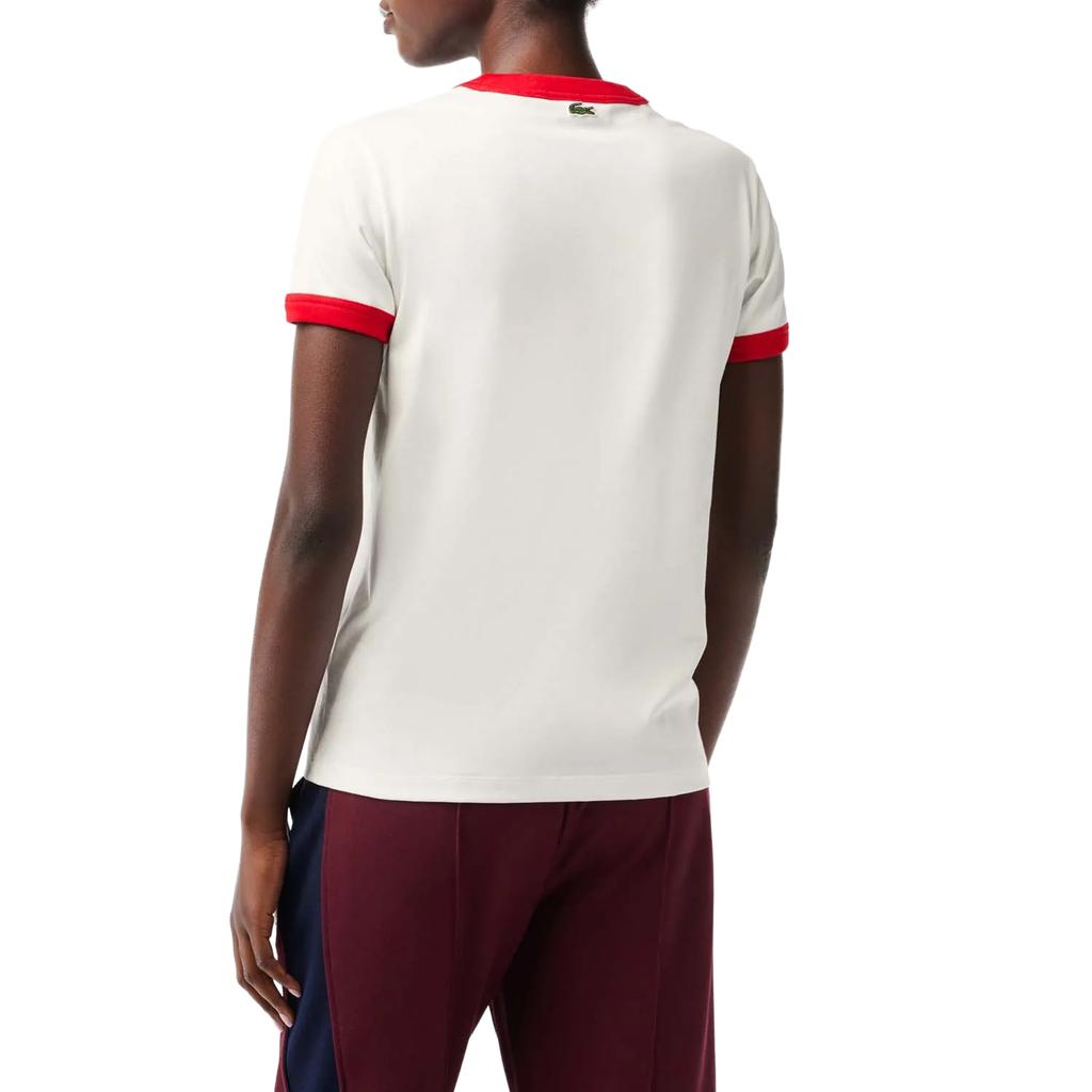 Lacoste Womens/Ladies Cotton Slim Tennis T-Shirt