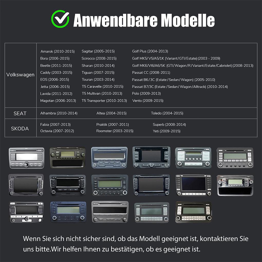 Mirror Link Android Car Stereo Bluetooth For VW GOLF 5 T Android Auto Navigation Wifi System 1+16G