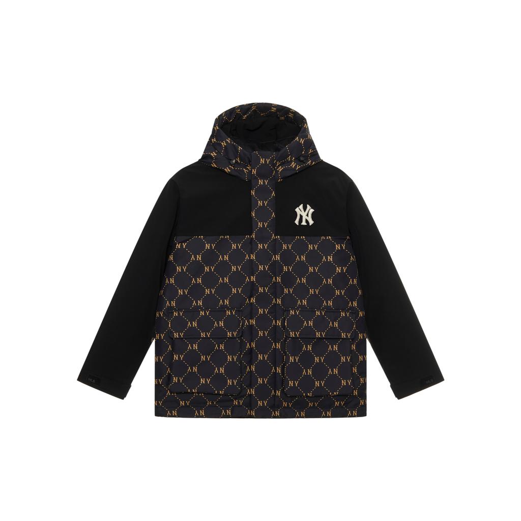 New MLB MONOGRAM Collection New York Yankees FW24 Jacket Unisex Black 3ADJM0846-50BKS