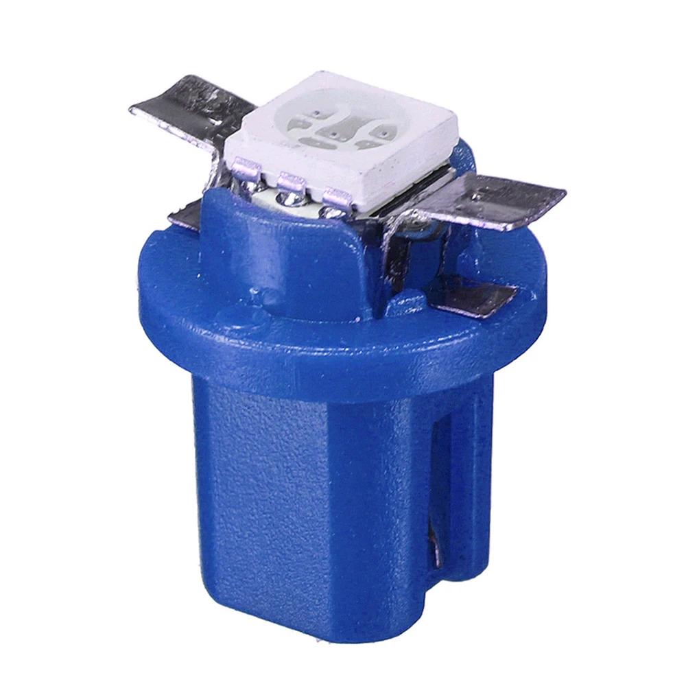 10 шт. T5 B8.5D автомобильная светодиодная лампа SMD Gauge 1SMD автомобильная приборная панель скорости лампа габаритного света светодиодные лампы для приборов аксессуары