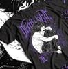 Футболка Death Note Кира Рюк, Аниме Графическая футболка для фанатов Хоррора, Черная футболка