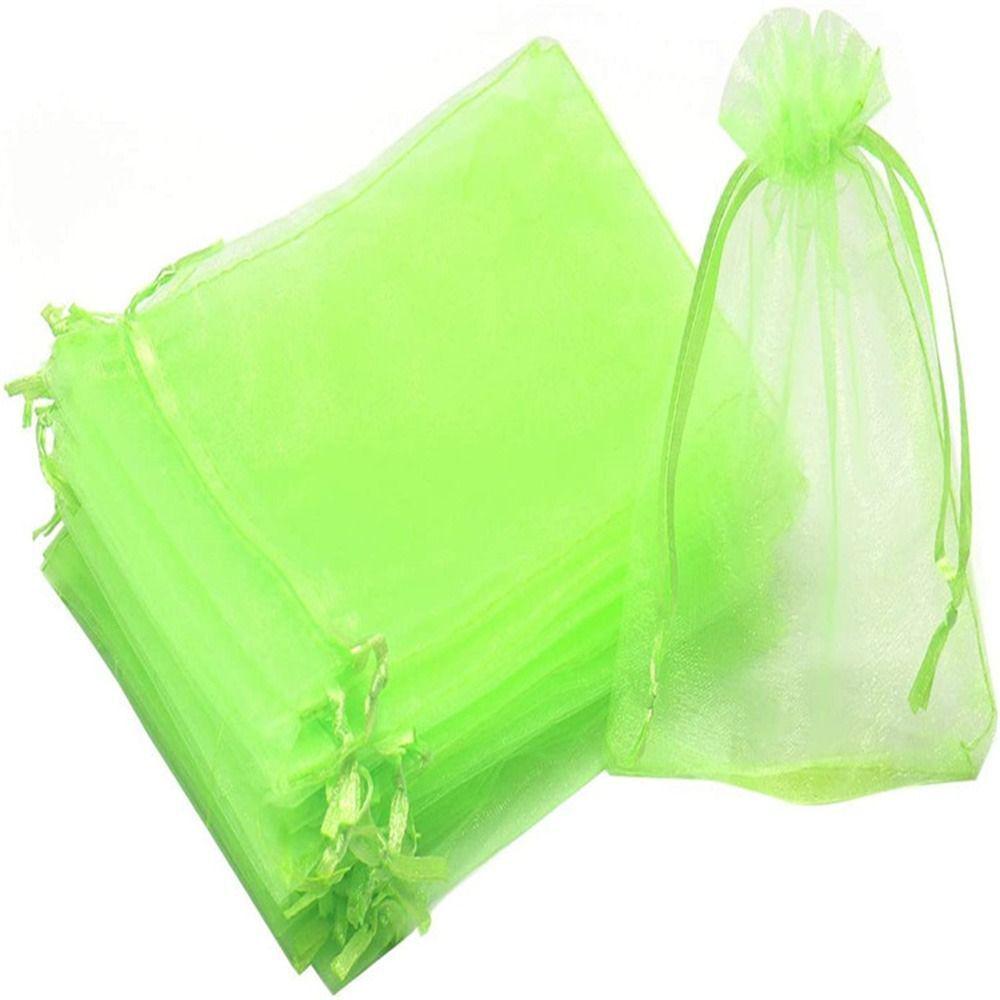Organza Mesh Drawstring Jewelry Gift Bag