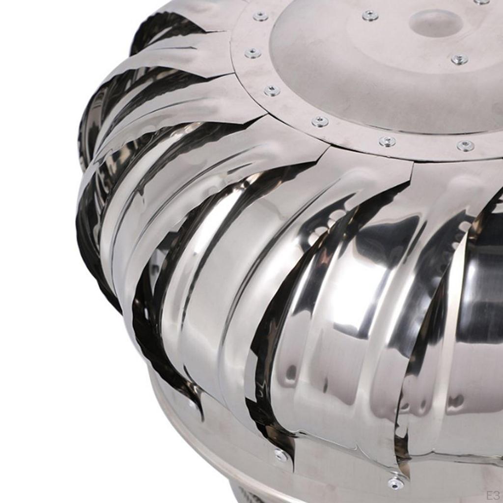 Roof Ventilator Air Outlet Easy Installation Weatherproof Flue Vent Wind Turbines Cap