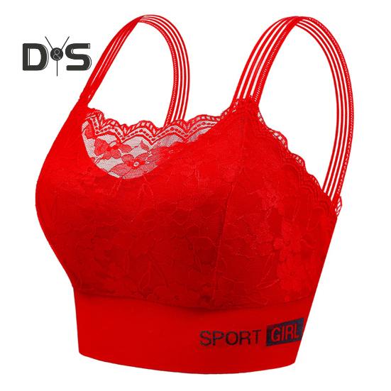 Женский бюстгальтер с широкими бретелями, ажурный цветочный узор, кружевной бесшовный бандо, защита от воздействия, максимальный комфорт, ударопрочный, с эффектом пуш-ап, без зацепления, беспроводной