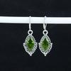Amazing Green Peridot Gemstone Earrings, 925 Sterling Silver Earring, Handmade Boho Silver Jewelry Dangle Earrings, Wadding Gift