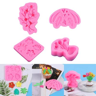 Силиконовые формы для выпечки, самодельные формы для конфет в форме цветка, самодельные формы для шоколада, идеально подходящие для любителей выпечки и домашних кулинаров