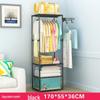 Rotating Multi-layer Coat Rack: Stylish Storage & Organization for Bedroom Floor.