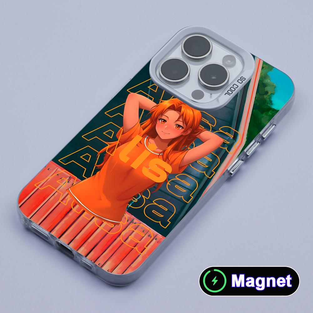 Everlasting Summer Alisa White Translucent MagSafe Mobile Phone Case for iPhone 17 16 15 14 13 12 11 X XR XS Air Pro Max Plus