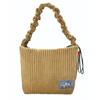 SNOOPY Corduroy Shoulder Hand Bag BEIGE