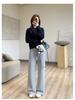 Lu Series Minimalist Supermodel Wide-Leg Pants - High-Waisted Slimming Modal Casual Pants (KK332)