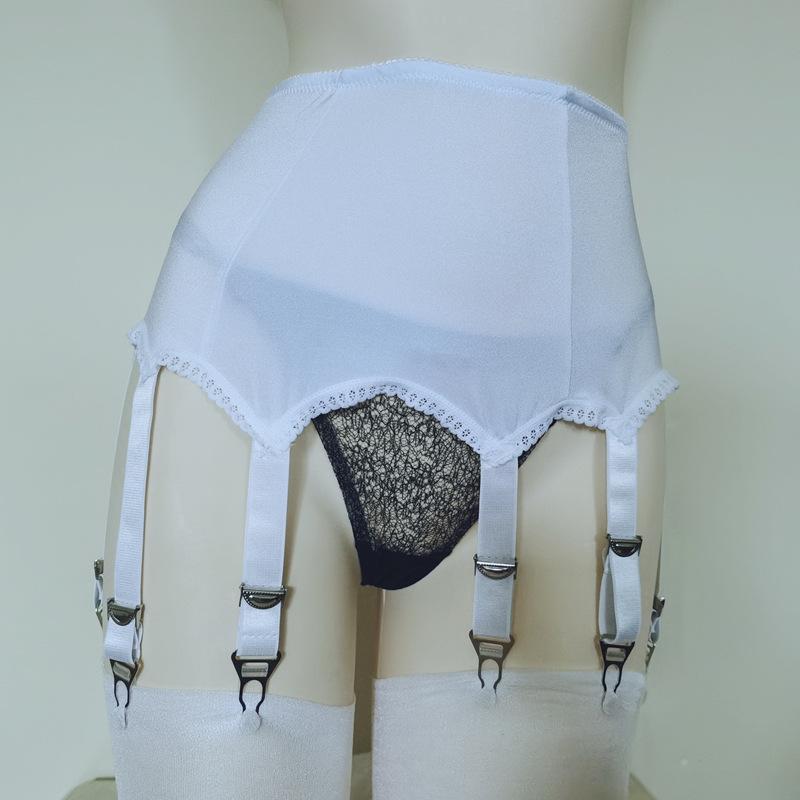 Hot Sales Polyester Mesh 6-claw Buckle Non-slip Garter Belt Thigh Garters Garter Belt Sexy