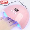 Nail Dryer For Drying Acrylic Extended Gel Nail Polish With 15Pcs LED 48W High Power and USB Powered Portable Nail Lamp