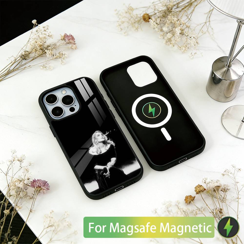 Singer A-Adele Phone Case For iPhone17,16,15,14,13,12,11 Plus,Pro Magnetic For Magsafe Wireless Charging