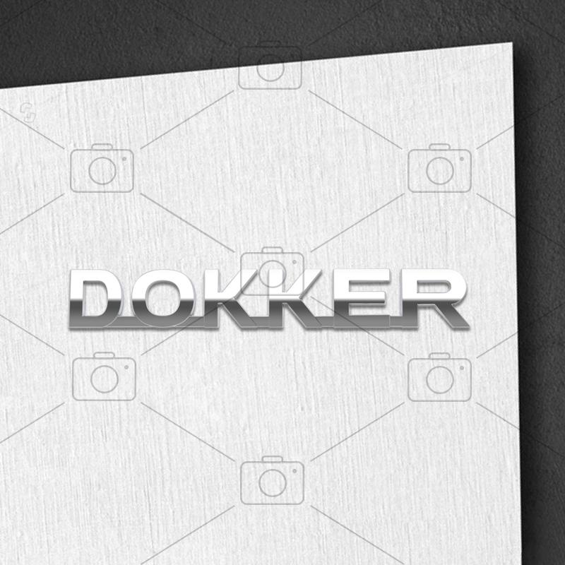 Car Metal Body For Dacia Dokker Logo Dci Camper Van Letter Decals Styling Badge Trunk Fender Emblems Sticker Accessories SS22