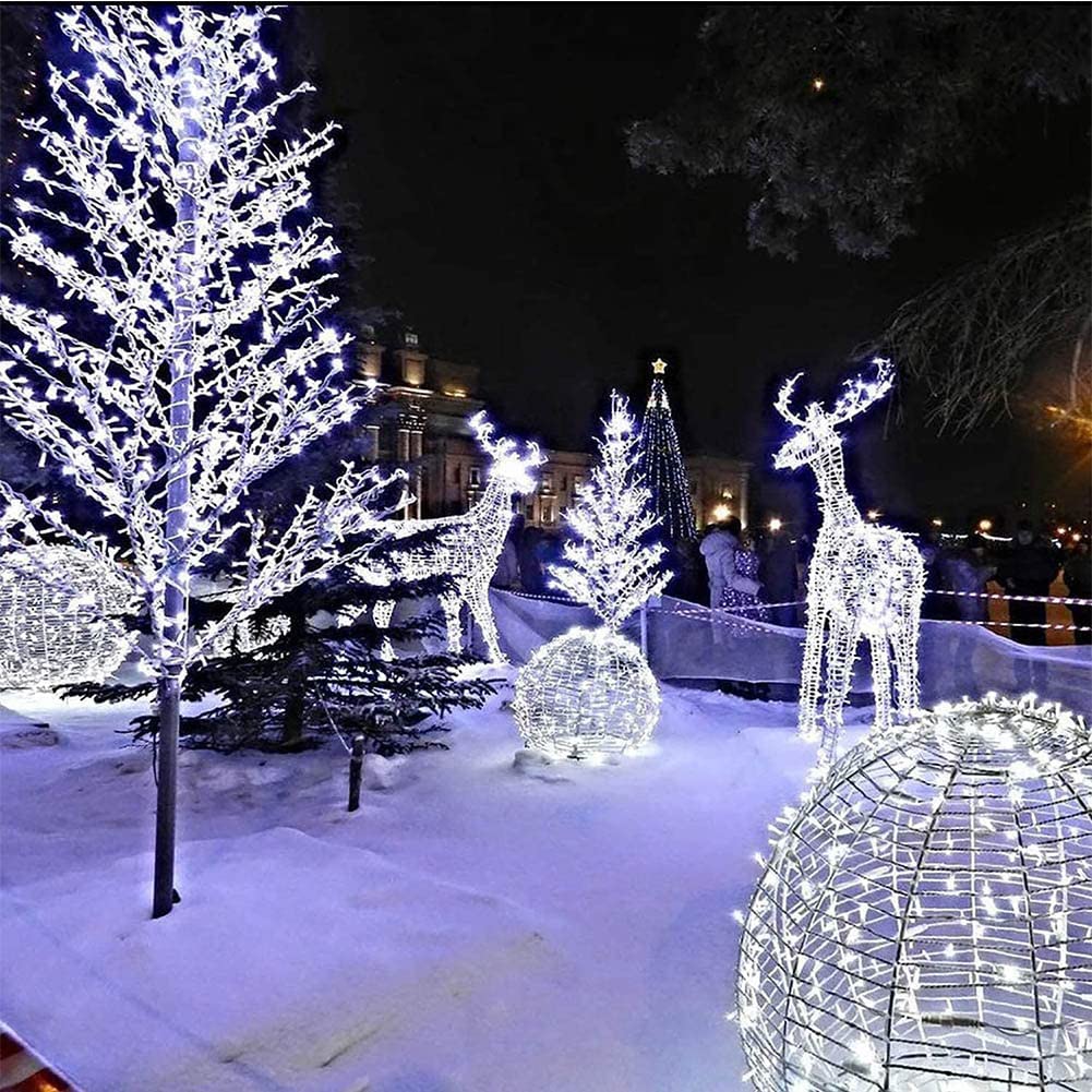 Candy88 LED String Lights, Outdoor, Waterproof, 500 Bulbs, 100m, 8 Light Patterns, Memory Function, Interior Lights, String Lights, Christmas