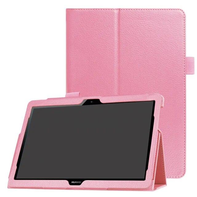 Flip Case for Huawei MediaPad T5 AGS2-W09/L09/L03 10.1 Tablet Cover Funda Stand PU Leather Skin for Huawei Honor 5 10.1 Shell