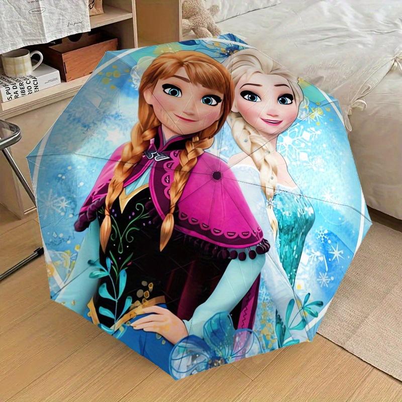 1pc Anna Elsa Themed High-quality Umbrella,Automatic Opening and Closing Umbrella,Multi-functional Umbrella G0811177