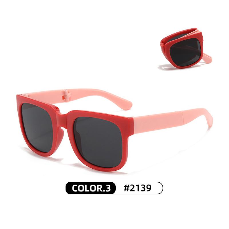 Детские складные солнцезащитные очки для мальчиков и девочек Солнцезащитные очки с защитой от ультрафиолета Солнцезащитные очки для мальчиков и девочек