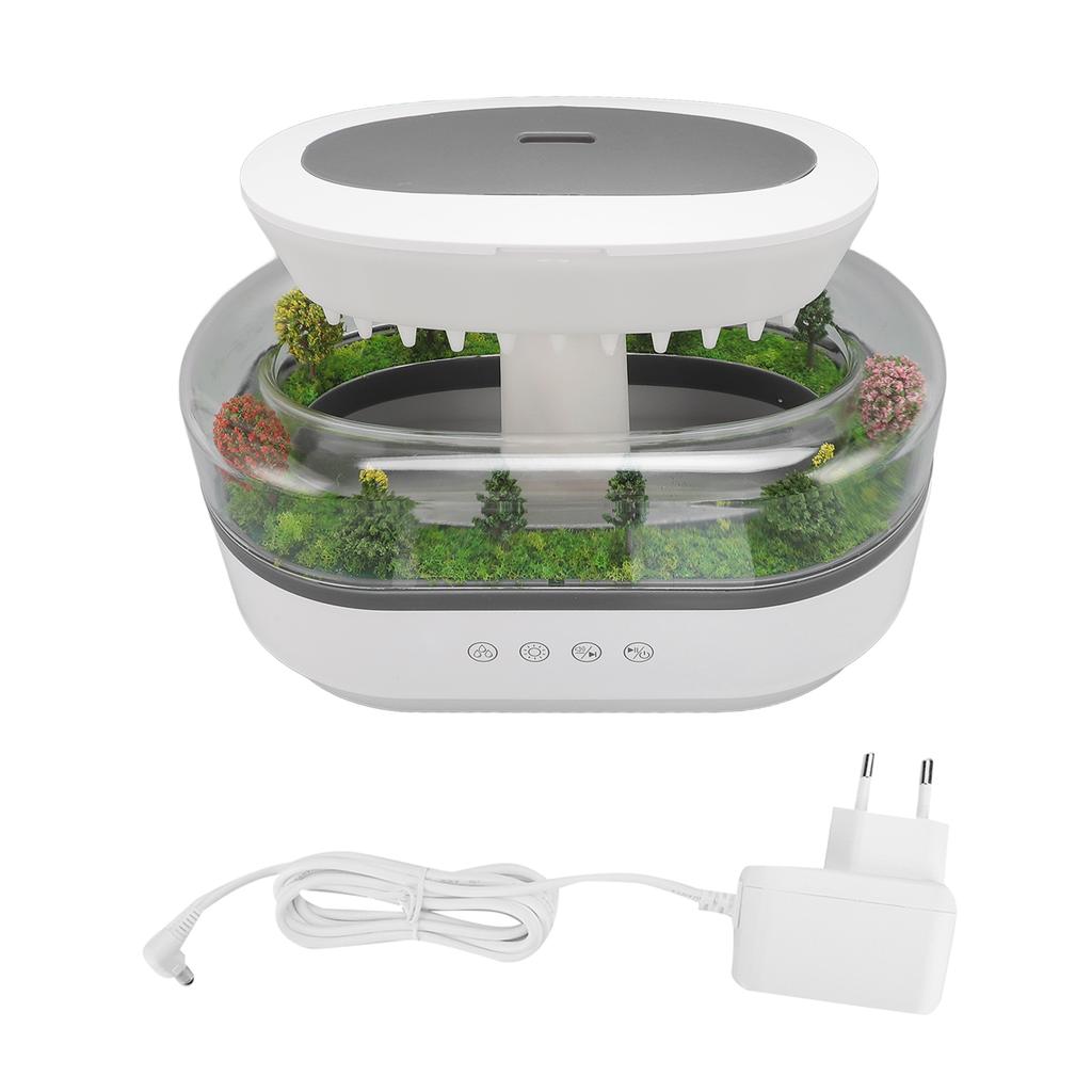 Увлажнитель воздуха с 7 цветами светодиодной подсветки ABS PP Диффузор для эфирных масел Автоматическое отключение 250 мл Безопасный Тихий Многофункциональный для спальни