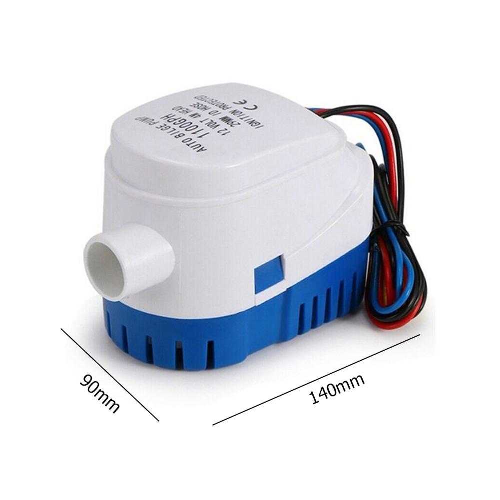 Waterproof DC 12V 24V 1100GPH Automatic Bilge Pump for Kayak Marine Boat