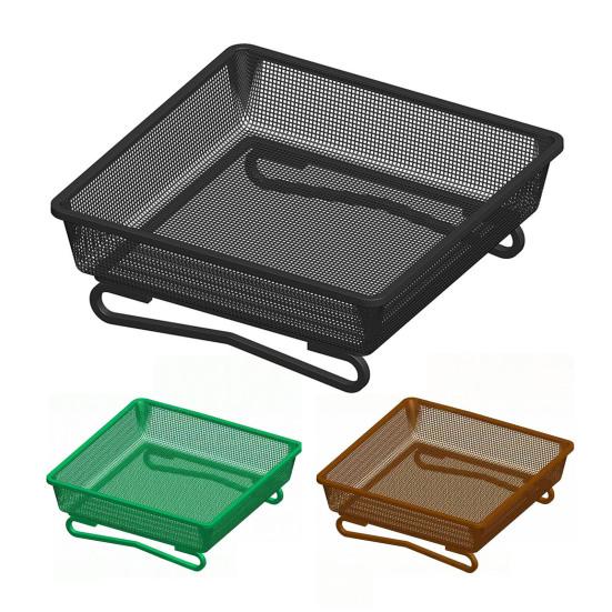 Металлический квадратный поддон для кормушки для птиц, сетчатый поддон для кормления семян диких птиц, наружная станция для кормления колибри на заднем дворе