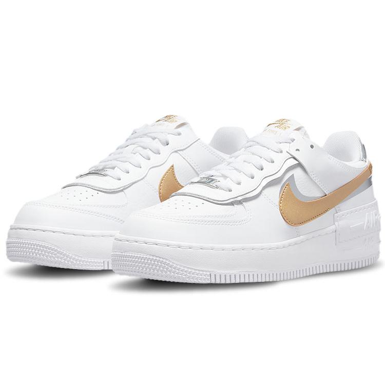 Nike Air Force 1 Low Shadow Белый Золотой Женские DM3064-100