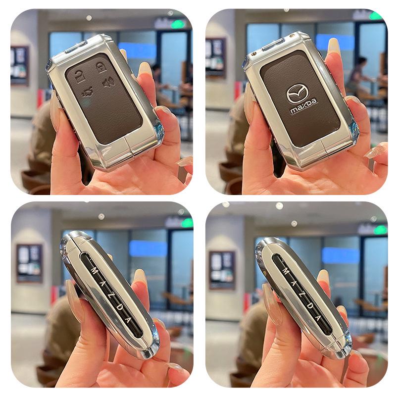 Куооо: Прочный, полностью закрывающийся чехол с пряжкой для брелоков Mazda EZ6 и пуль дистанционного управления автомобиля EZ60.