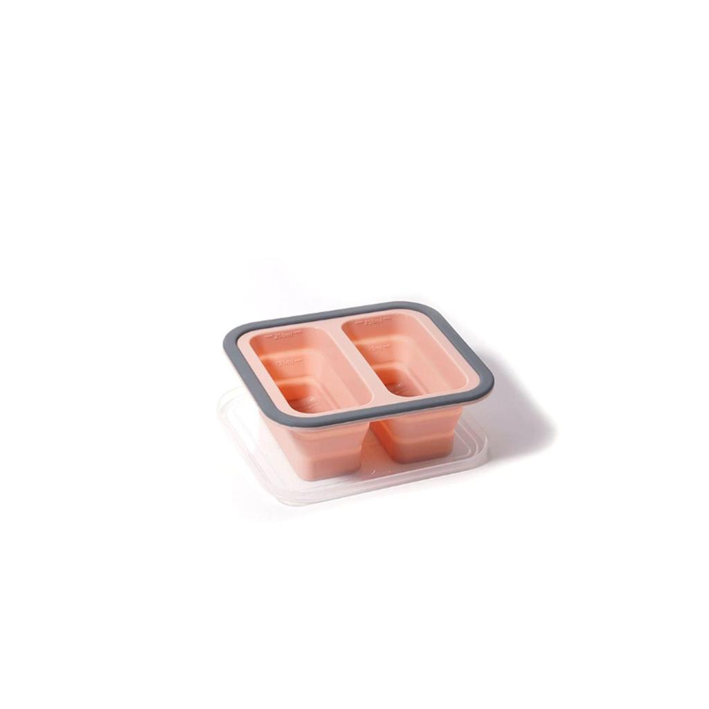 Portable Silicone Foldable Lunch Box - Fresh-Keeping, Classified Storage for Outdoor Picnics