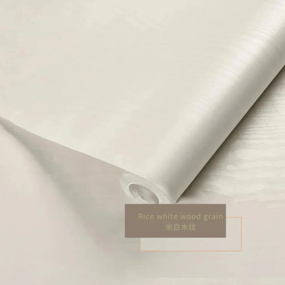 Водонепроницаемые обои под дерево Столы Шкафы Шкафчики Мебель Ремонт Декор Самоклеящиеся обои