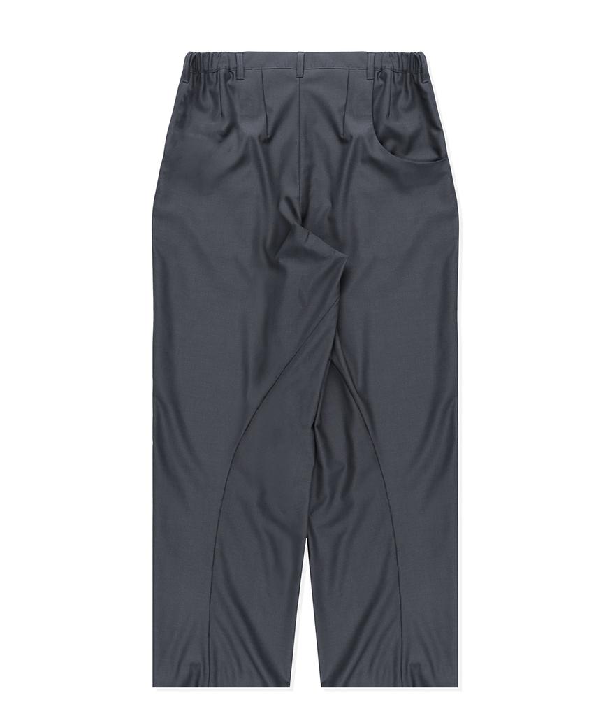 FORMLICH Curved Trousers / Dark Gray